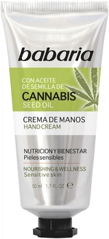 Krem do rąk Babaria z olejem z nasion konopi 50 ml (8410412190015)
