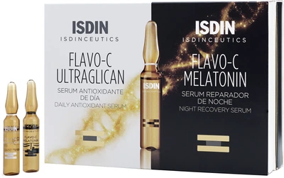 Zestaw Isdin Serum do twarzy na dzień antyoksydacyjny Serum Antioxidante De Dia + Serum do twarzy na noc regenerujące Serum Reparador De Noche 20 szt x 2 ml (8470001864826)