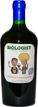 Вино Biologist Каберне Совіньйон 2019 нефільтроване червоне сухе 0.75 л 13% (4820212230301)