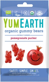 Жевательные конфеты YumEarth Гранат Мишки органические 50 г (810165013735)