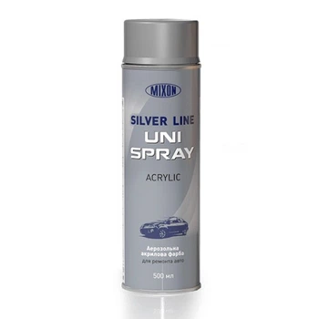 Автомобільний грунт в балончиках 500мл Uni Spray Mixon Сірий