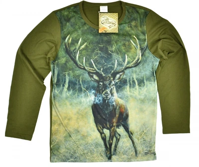 Реглан Silent Hunter Футболка с длинным рукавом DEER 2XL Green