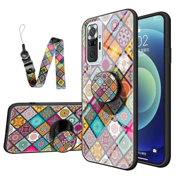 Защитный чехол&nbsp;Deexe Apex Case для Xiaomi Redmi Note 10 Pro - Checkered Pattern
