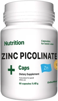 Цинк піколінат EntherMeal Zinc Picolinate 60 капсул (ZNPIC060EM086)