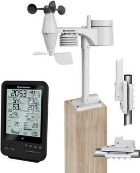 Метеостанція Bresser Weather Center 5-in-1 Black