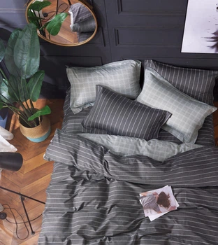 Комплект постельного белья Ecotton Двуспальный 175х210 см 20001 Серый (ROZ6400054203)