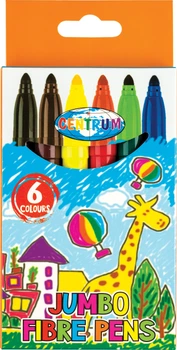 Фломастеры Centrum Jumbo Magic Willage 6 цветов (80781)
