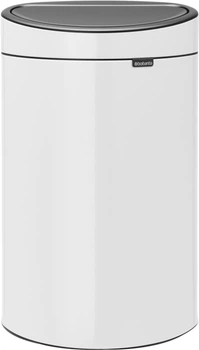 Відро для сміття Brabantia Touch Bin 40 л Біле (114984)