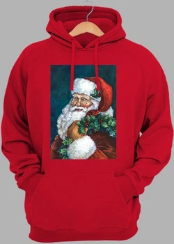 Худи мужское JHK Santa Claus SWRAKNG-RD/NG 2XL Красное (2000000906188)