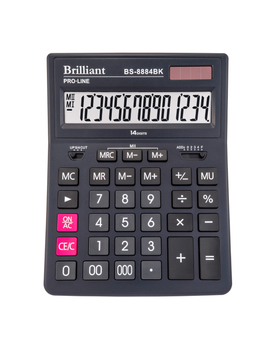 Калькулятор Brilliant BS-8884BK, 14 розрядів