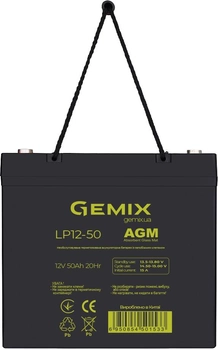 Аккумуляторная батарея Gemix 12V 50Ah AGM (LP12-50)