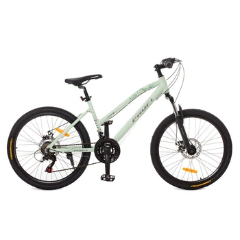 Спортивный велосипед для подростка и взрослого горный Profi G24AIRY A24.1 колеса 24 дюйма, алюминиевая рама SHIMANO 21SP