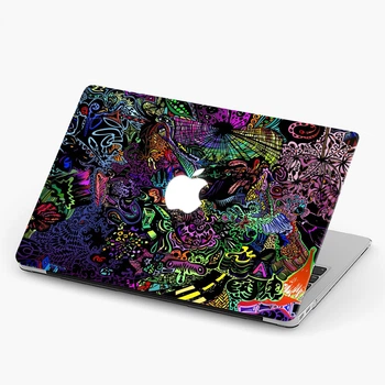 Чехол пластиковый для Apple MacBook Pro 14.2 A2442 Абстракция (Abstraction) макбук про case hard cover (10431-2710)