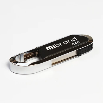 Флеш-накопичувач Mibrand USB 2.0 Aligator 64Gb Black (MI2.0/AL64U7B)