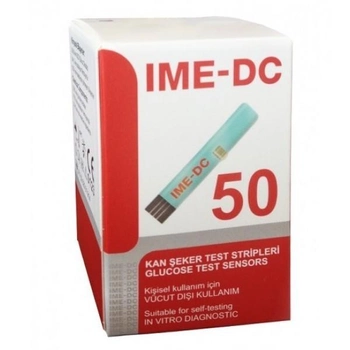 Тест-смужки до глюкометра IME-DC #50 - Іме-ДС 50 шт.