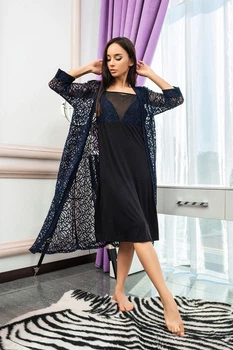 Халат Effetto 48(XL) Синій (68850)