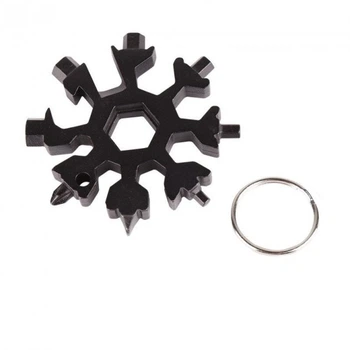 Мультитул викрутка 18 в 1 у вигляді сніжинки Snowflake Wrench Tool