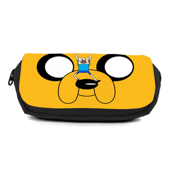 Школьный пенал Время приключений органайзер универсальный (Adventure time-007-black) черный