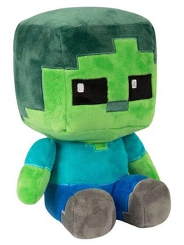Мягкая игрушка Зеленый Зомби Детеныш Майнкрафт 21 см Minecraft Zombie