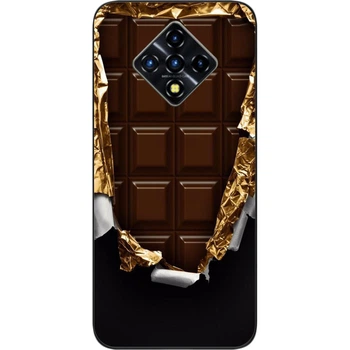 Оригинальный силиконовый чехол SMTT для Infinix Zero 8 с картинкой Шоколад