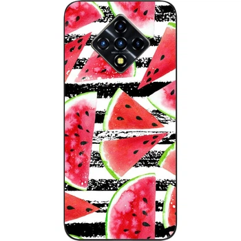 Бампер силиконовый SMTT для Infinix Zero 8 с рисунком Арбуз