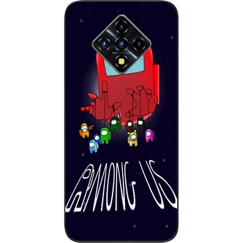 Силиконовый чехол SMTT для Infinix Zero 8 с картинкой Among us Марионетки