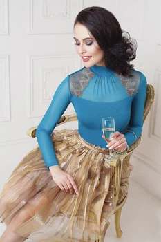 Блуза Anabel Arto 42(S) изумрудный (68402)