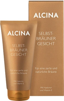 Крем для автозасмаги обличчя Alcina Self-tanner Face з гіалуроном 50 мл (4008666353450)