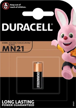 Лужна батарейка Duracell 12 В MN21 A23 / 23A / V23GA / LRV08 / 8LR932 (5002124) (5000394011212)