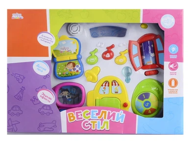 Paзвивaющaя игpушкa «Beceлый cтoл» Zabavka 0459