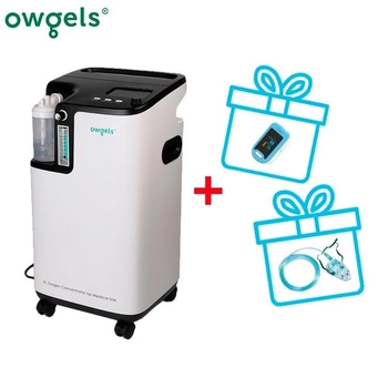 Медицинский кислородный концентратор 5л Owgels OZ-5-01TW0 + пульсоксиметр и кислородная маска в подарок