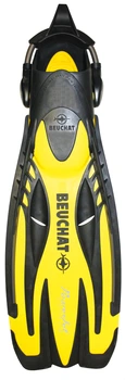 Ласты Beuchat Power Jet с пружинным ремешком желтые Желтый XL