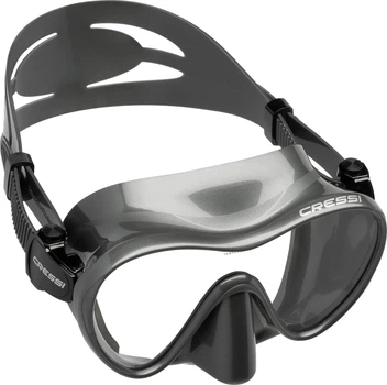 Маска Cressi F1 Frameless cерая