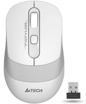 Мышь беспроводная A4 Tech Fstyler FG10 White