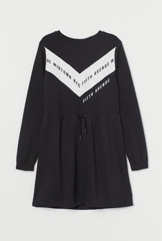 Плаття H&M 134-140 см чорне з білим