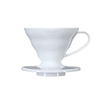 Пуровер Hario V60 VD-01W для заваривания кофе на 1-2 чашки
