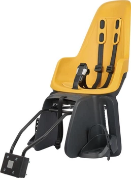 Дитяче заднє велокрісло на раму або багажник Bobike ONE Maxi Mighty Mustard