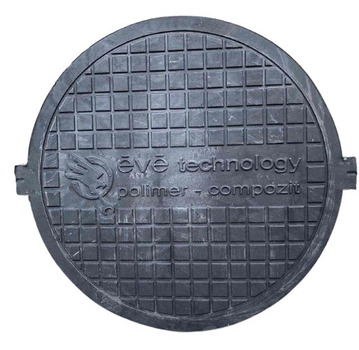 Кришка люка EVE Technology до 0,5 тонни чорна (VE5) БЕЗ КІЛЬЦЯ