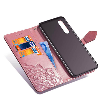 Кожаный чехол-книжка Art Case с визитницей для Samsung Galaxy A50 (A505F) / A50s / A30s Розовый Без бренда