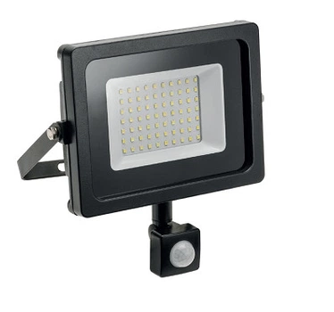 Прожектор ECOSTRUM 50W 6500K 3200Lm с датчиком движения (235*360мм) IP65