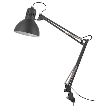 Лампа рабочая IKEA TERTIAL цоколь E27 Темно-серый 503.553.95