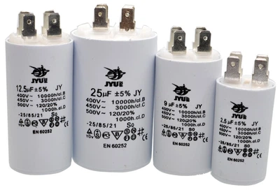 конденсатор JYUL CBB-60H 55мкф - 450 VAC клеммы (50*92 mm) арт.кон137