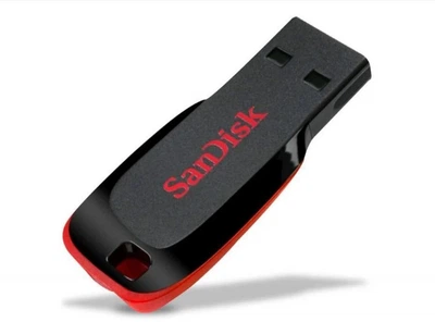 USB Флешка 2.0 32GB для комп'ютера Sandisk Cruzer Spark 32Гб Чорна