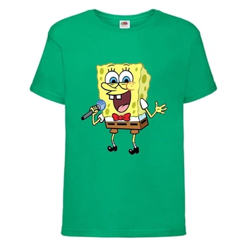 Футболка Спанч Боб 32 (Sponge Bob) зелена 164 см