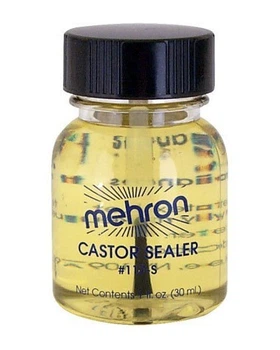MEHRON Закрепитель для латекса Castor Sealer for Latex w/ Brush, 30 мл