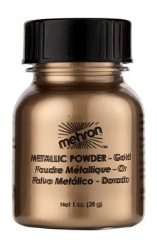 MEHRON Металлическая пудра-порошок Metallic Powder, Gold (Золото), 28 г