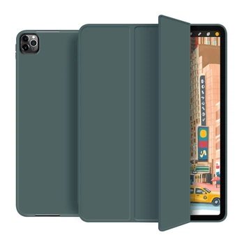 Силиконовый чехол обложка BBM1 для iPad Pro 11" 2021/2022 Темно-зелёный