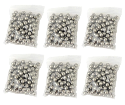 Металлические шарики для рогатки DEXT 8 мм сталь 6 упаковок