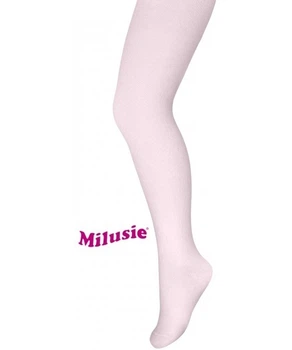 ​Колготи дитячі однотонні SYLWIA 40 den MILUSIE р.104-110 (білі)
