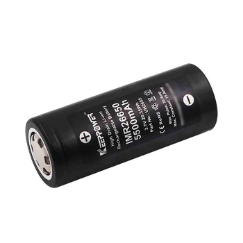 Акумулятор літієвий Keeppower IMR26650 5500mAh Li Ion
